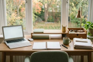 bureau prêt pour la rentrée administrative de septembre